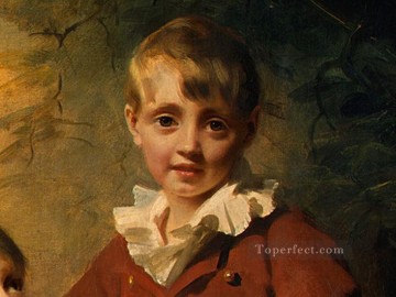 ヘンリー・レイバーン Painting - ビニング・チルドレン dt1 スコットランドの肖像画家 ヘンリー・レイバーン